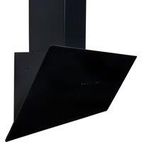 SIA 90cm Black Angled Cooker Hood Kitchen Extractor Fan - TAG90BL