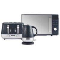 Morphy Richards Cassini Kettle, Toaster, Microwave Outer Space Bundle in Navy | Size: Medium