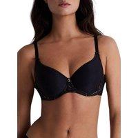 Aubade Women's Rosessence Care Spacer T-Shirt Bra in Black | Size: 40C