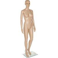 tectake Women's Female Adjustable Mannequin In Full Body Life Size With Realistic Prop in Beige