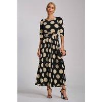 Jolie Moi Women's Three quarter sleeve jersey maxi dress | Size: 10