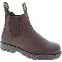 Frank James Women's Suffolk Leather Chelsea Dealer Boots in Brown | Size: 8