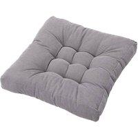 Living and Home 50cm Square Corduroy Cushion Floor Pillow Meditation Cushion in Grey