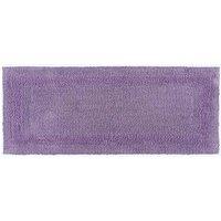 Homescapes Luxury Round Bath Mat Reversible 100% Cotton 1600GSM, 80cm, Quick Dry in Lilac