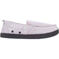 ABSOLUTE FOOTWEAR Men's Caleb, Slip On Moccasin Style Loafer Slipper in Grey | Size: 8-9