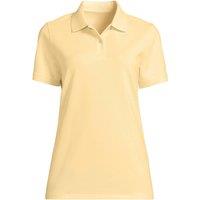 Lands' End Women's Piqu Polo Shirt in Yellow | Size: 14-16