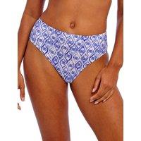 Freya Women's Ocean Breeze High Waist Bikini Brief in Blue | Size: 8