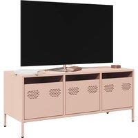 Berkfield Home TV Cabinet Pink 101.5x39x43.5 cm Cold-rolled Steel