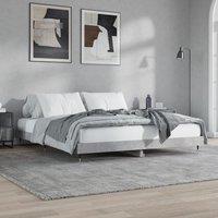 Berkfield Home Bed Frame Concrete Grey 120x200 cm Engineered Wood | Size: Small Double