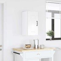 Berkfield Home Kitchen Wall Cabinet Kalmar High Gloss White Engineered Wood