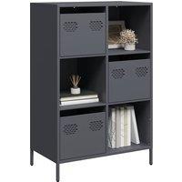 Berkfield Home Highboard Anthracite 68x39x103.5 cm Steel
