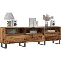 Berkfield Home TV Cabinet Old Wood 150x30x44.5 cm Engineered Wood in Brown