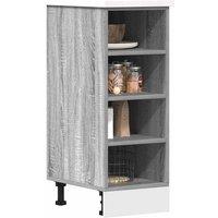 Berkfield Home Bottom Cabinet Grey Sonoma 30x44, 5x81, 5 cm Engineered Wood