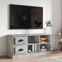Berkfield Home TV Cabinet Concrete Grey 102x35.5x47.5 cm Engineered Wood