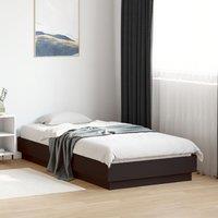 Berkfield Home Bed Frame without Mattress Black 90x190 cm Single Engineered Wood