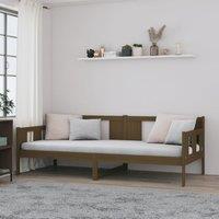 Berkfield Home Day Bed Honey Brown Solid Wood Pine 90x190 cm