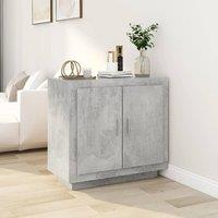 Berkfield Home Sideboard Concrete Grey 80x40x75 cm Engineered Wood | Size: 80 x 40 x 75 cm