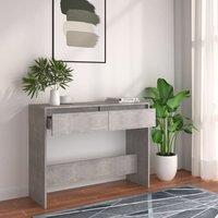 Berkfield Home Console Table Concrete Grey 100x35x76.5 cm Engineered Wood