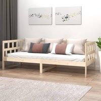 Berkfield Home Day Bed Solid Wood Pine 90x190 cm in Brown