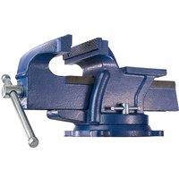 tectake Bench Vice in Blue | Size: 165mm