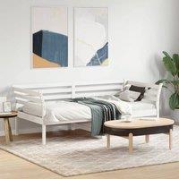 Berkfield Home Day Bed without Mattress White 90x190 cm Single Solid Wood Pine