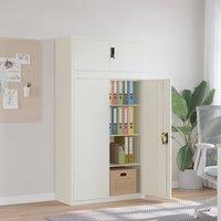 Berkfield Home File Cabinet White 90x40x180 cm Steel | Size: 90 x 40 x 180 cm