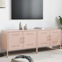 Berkfield Home TV Cabinets 2 pcs Pink 68x39x50.5 cm Steel