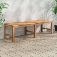 Berkfield Home Garden Bench 150 cm Solid Teak Wood in Brown