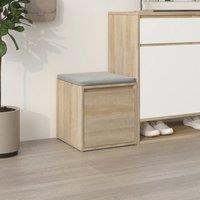 Berkfield Home Box Drawer Sonoma Oak 40.5x40x40 cm Engineered Wood in Brown