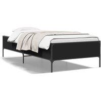Berkfield Home Bed Frame without Mattress Black 90x200 cm
