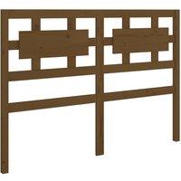 Berkfield Home Bed Headboard Honey Brown 205.5x4x100 cm Solid Wood Pine