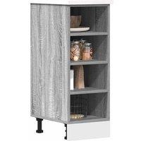 Berkfield Home Bottom Cabinet Grey Sonoma 30x44, 5x81, 5 cm Engineered Wood