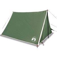 Berkfield Home Camping Tent 2-Person Green Waterproof