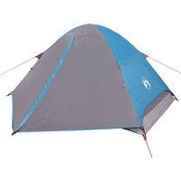 Berkfield Home Camping Tent Dome 2-Person Blue Waterproof