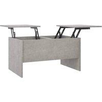 Berkfield Home Coffee Table Concrete Grey 80x50x42.5 cm Engineered Wood