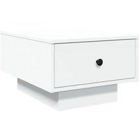 Berkfield Home Coffee Table White 60x45x31 cm Engineered Wood | Size: 60 x 45 x 31 cm