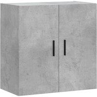 Berkfield Home Wall Cabinet Concrete Grey 60x31x60 cm Engineered Wood | Size: 60 x 31 x 60 cm