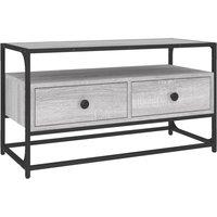 Berkfield Home TV Cabinet Grey Sonoma 80x35x45 cm Engineered Wood | Size: 80 x 35 x 45 cm