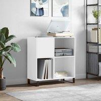 Berkfield Home Record Cabinet White 84.5x38x89 cm Engineered Wood