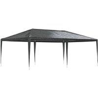 Berkfield Home Professional Party Tent 4x6 m Anthracite 90 g/m in Black