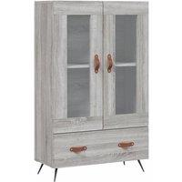 Berkfield Home Highboard Grey Sonoma 69.5x31x115 cm Engineered Wood