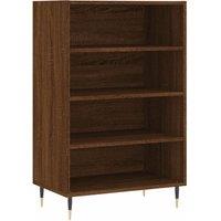 Berkfield Home Highboard Brown Oak 57x35x90 cm Engineered Wood | Size: 57 x 35 x 90 cm