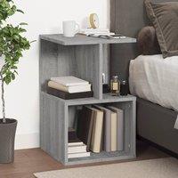 Berkfield Home Elegant Bedside Cabinets 2 pcs Grey Sonoma 35x35x55 cm Engineered Wood | Size: 35 x 35 x 55 cm