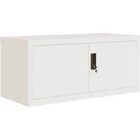 Berkfield Home Durable File Cabinet White 90x40x240 cm Steel | Size: 90 x 40 x 240 cm