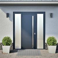 Berkfield Home Garden Planters 40x40x40 cm 2 pcs Stainless Steel in Silver | Size: 40 x 40 x 40 cm