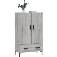 Berkfield Home Highboard Grey Sonoma 69.5x31x115 cm Engineered Wood