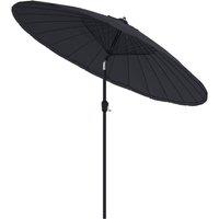 Berkfield Home Outdoor Parasol with Aluminium Pole 270 cm Black