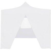 Berkfield Home Professional Folding Party Tent with 4 Sidewalls 3x3 m Steel White