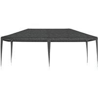 Berkfield Home Professional Party Tent 4x6 m Anthracite 90 g/m in Black