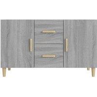 Berkfield Home Sideboard Grey Sonoma 100x36x60 cm Engineered Wood | Size: 100 x 36 x 60 cm